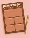 Prayer Pages Notepad in Groovy Bloom
